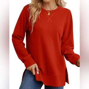 MOSHU RED SWEATSHIRT***